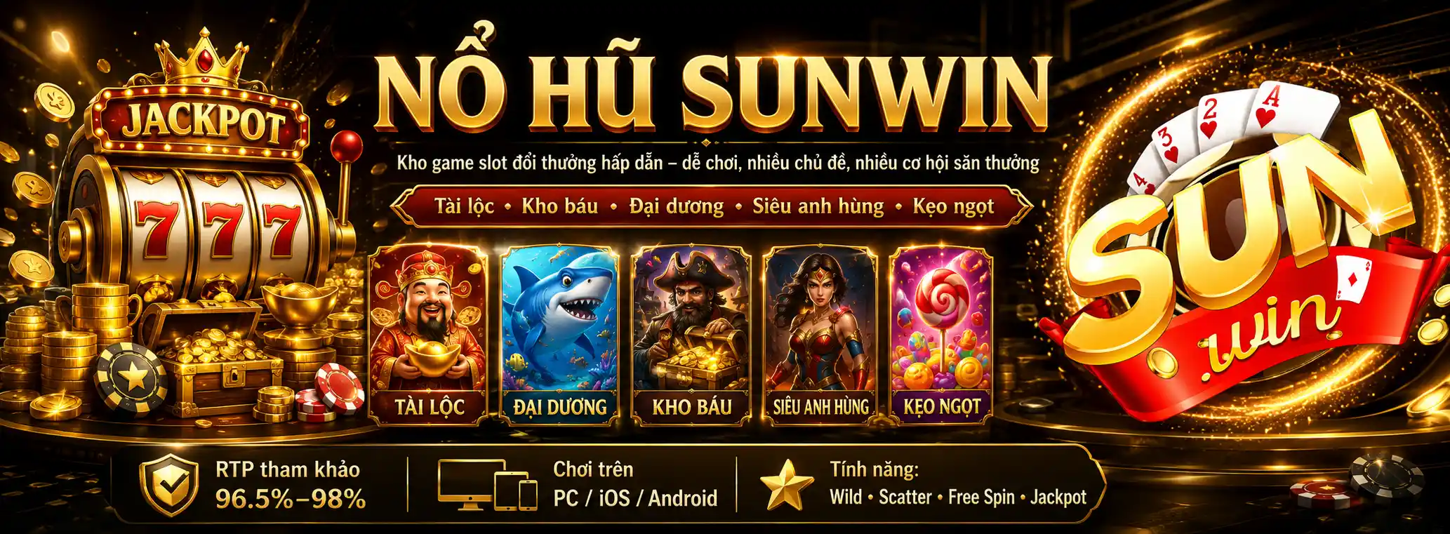 Nổ Hũ Sunwin – Khám Phá Kho Slot Và Cơ Chế Săn Jackpot 2026 1 Nổ Hũ Sunwin – Khám Phá Kho Slot Và Cơ Chế Săn Jackpot 2026