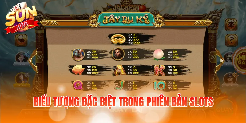Tây Du Thần Khí - Khám Phá Game Slot Chủ Đề Hấp Dẫn 3 Biểu tượng đặc biệt trong phiên bản slots